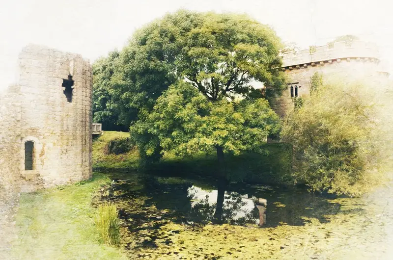 Reflections Beneath the Ancient Walls